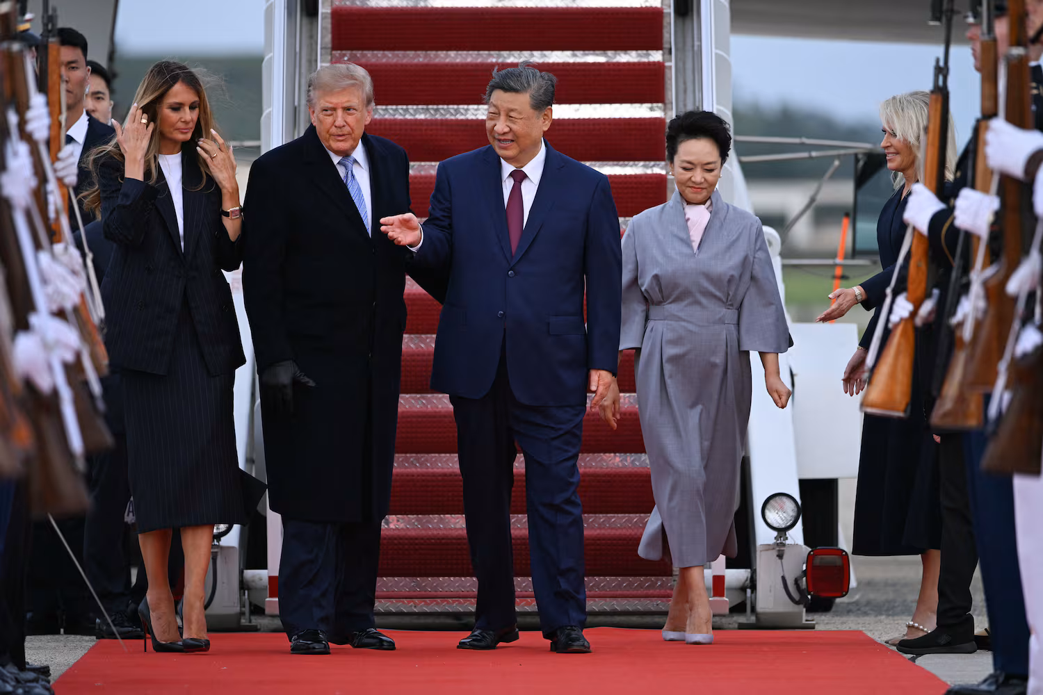 Photos: Xi Jinping Welcomed as Trump Summit Starts